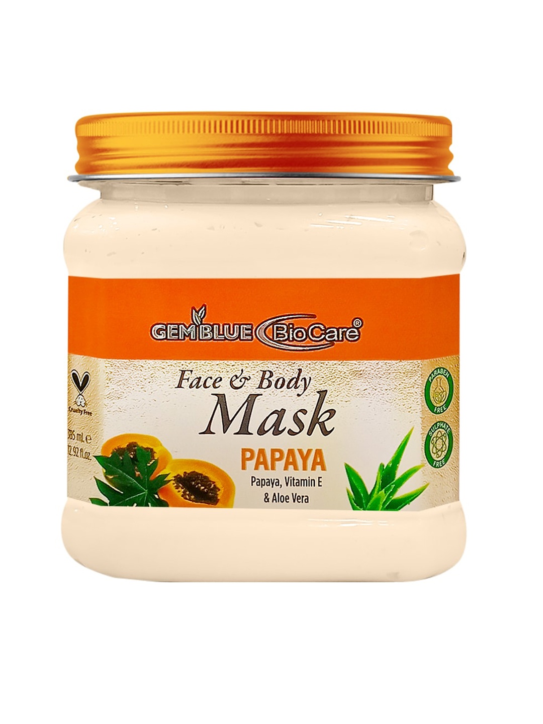 

GEMBLUE BioCare Papaya Face and Body Mask, Na