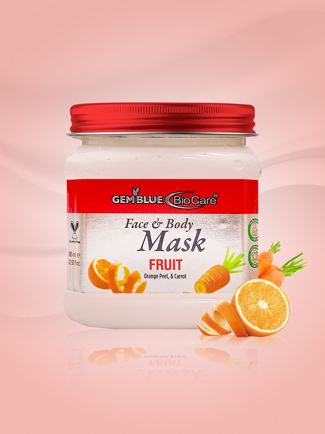 

GEMBLUE BioCare Fruit Face & Body Mask, Red