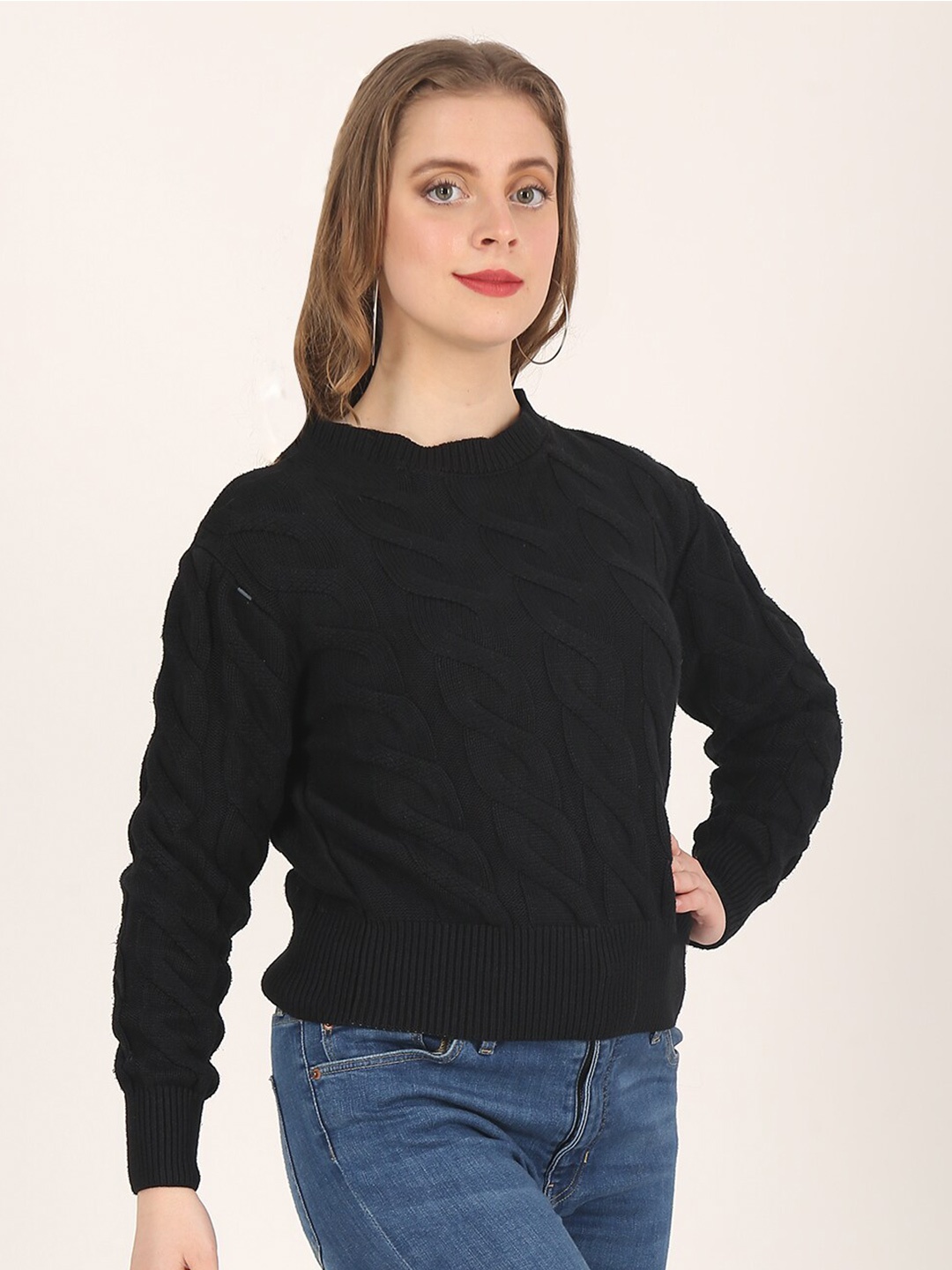 

NoBarr Women Black Pullover