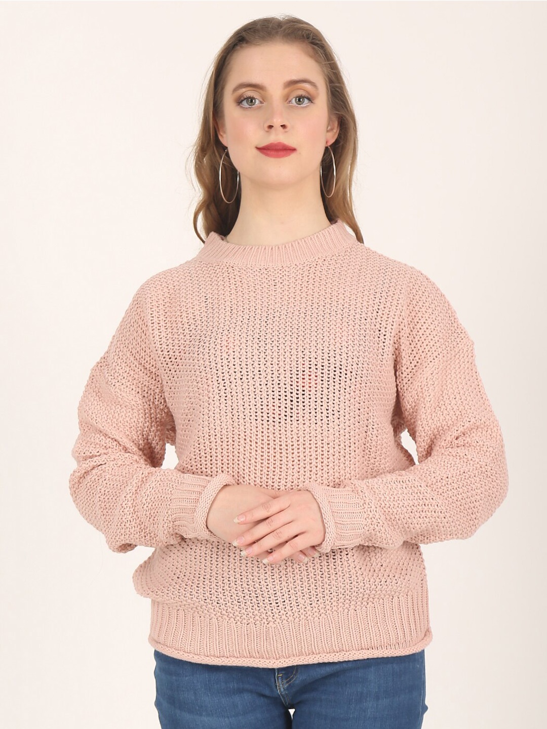 

NoBarr Women Pink Pullover
