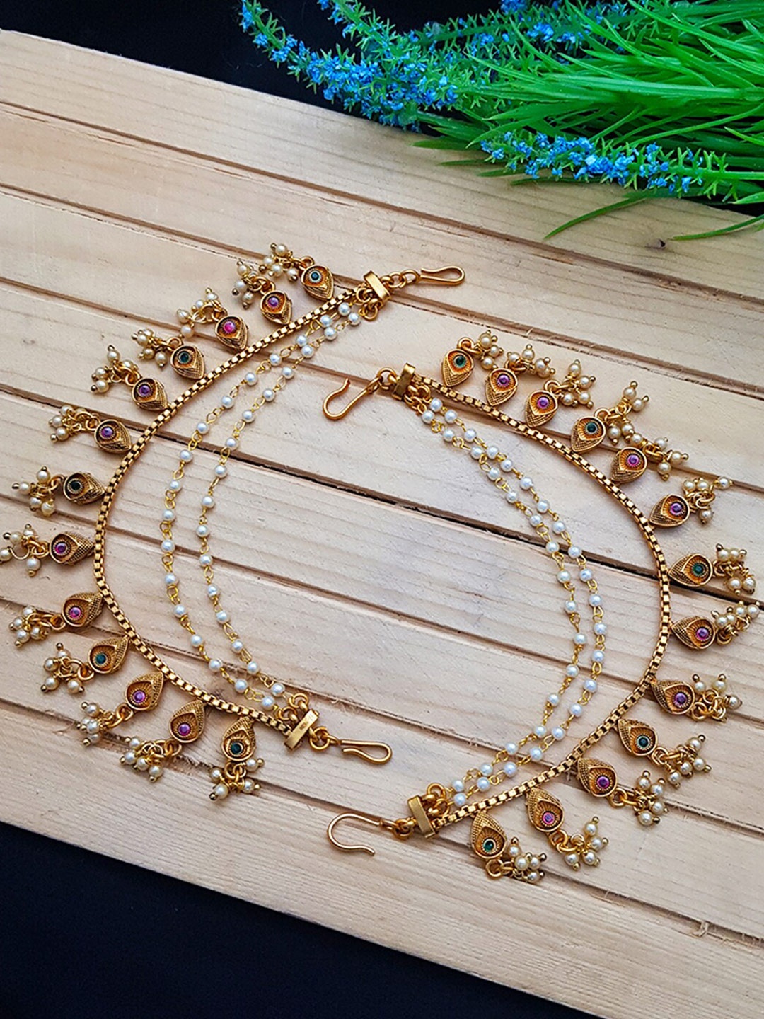 

GRIIHAM Gold And White Gold Plated Champasarulu