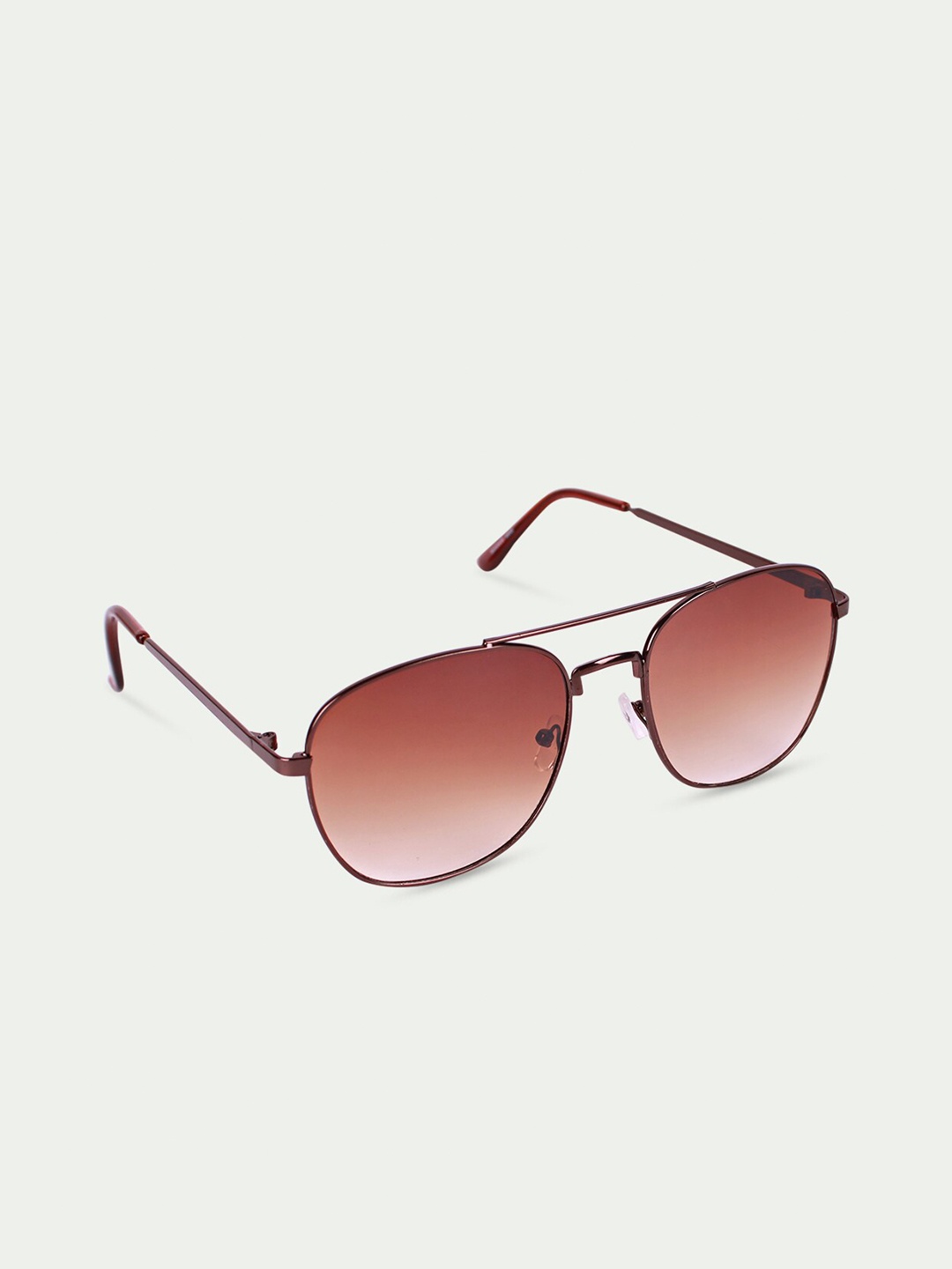

FUZOKU Men Brown Lens & Brown Aviator Sunglasses with UV Protected Lens