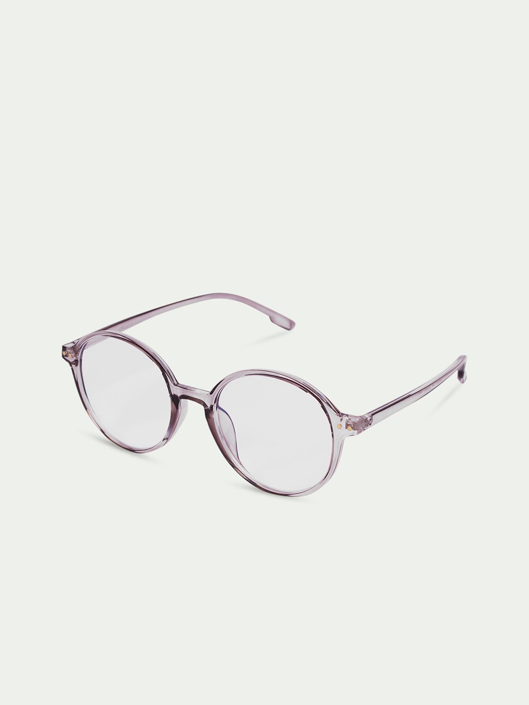 

FUZOKU Unisex Transparent Full Rim Round Frames