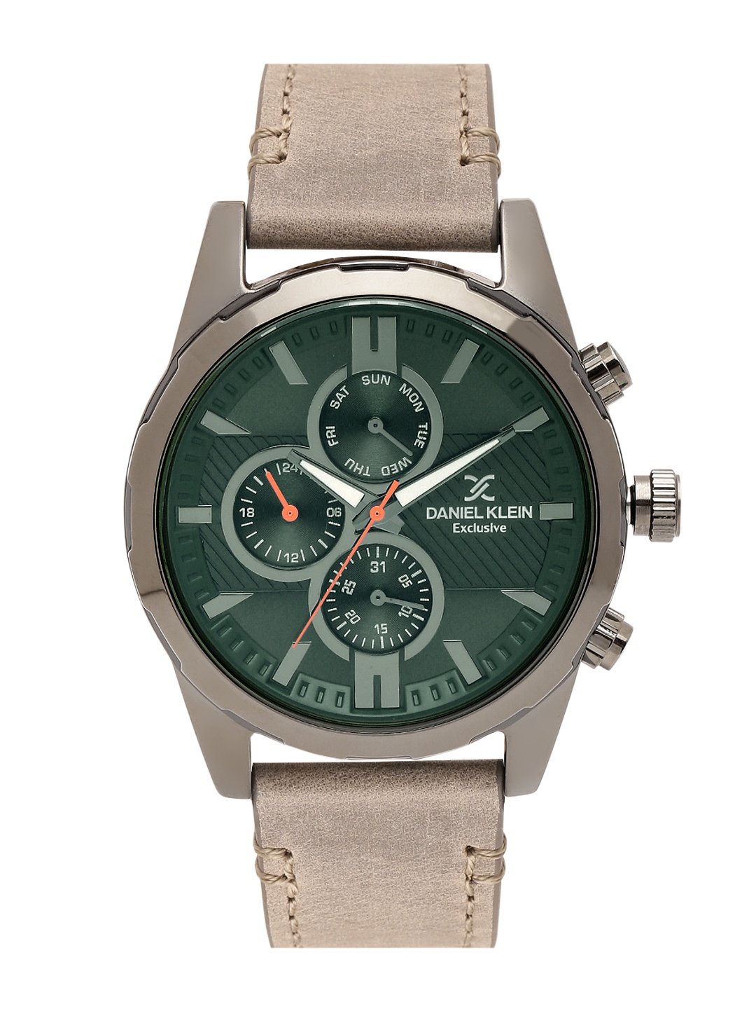 

Daniel Klein Exclusive Men Green Analogue Watch DK11339-5