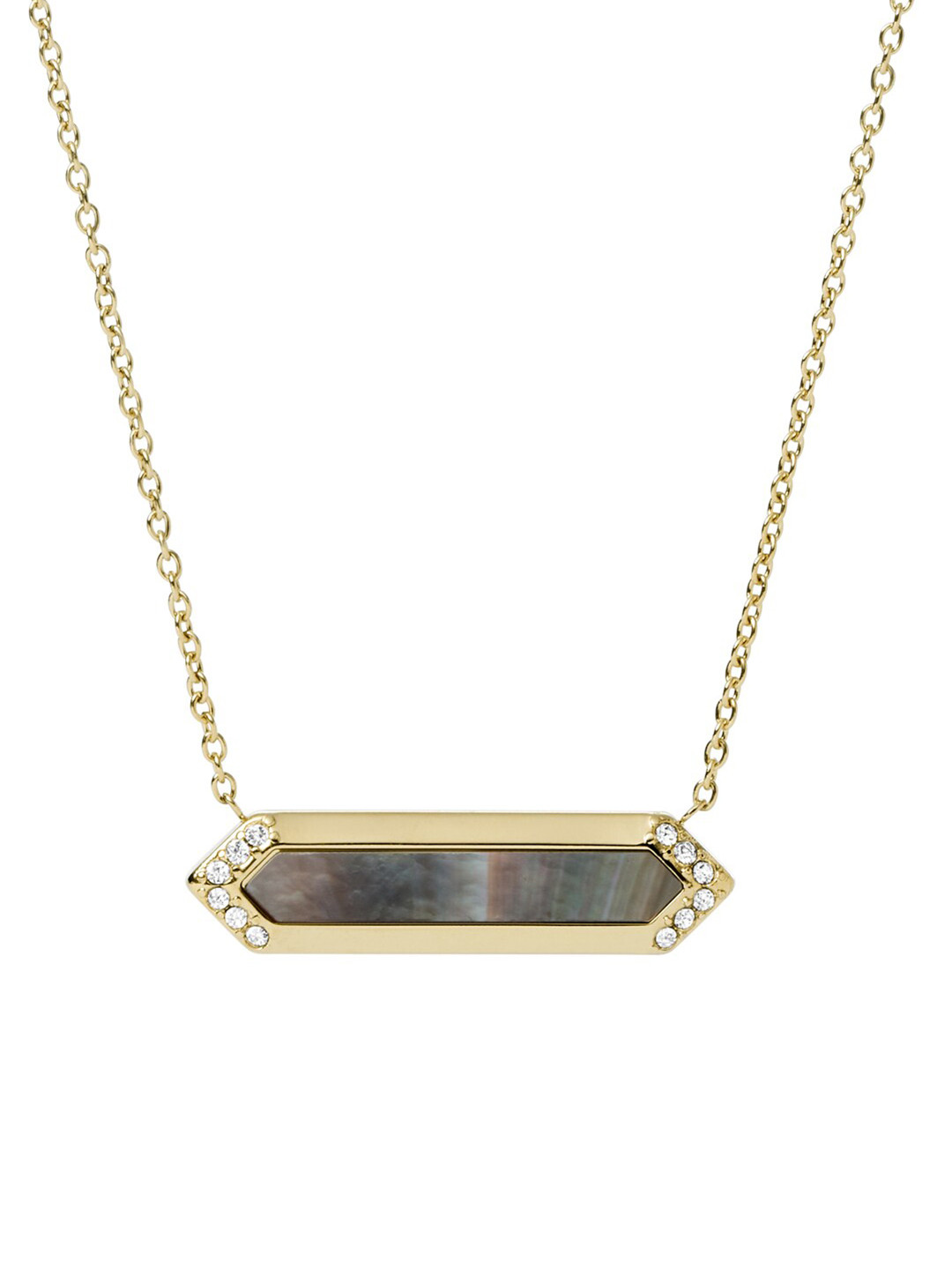 

Fossil Gold-Toned & White Necklace