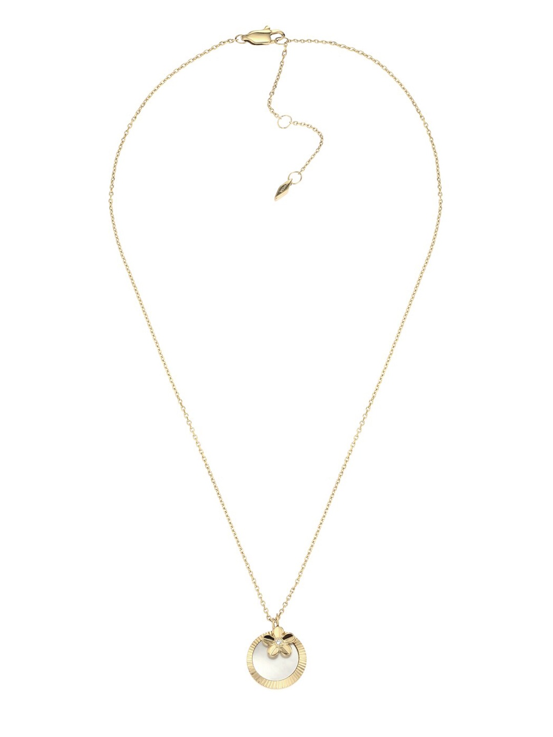 

Fossil Gold-Toned & White Necklace