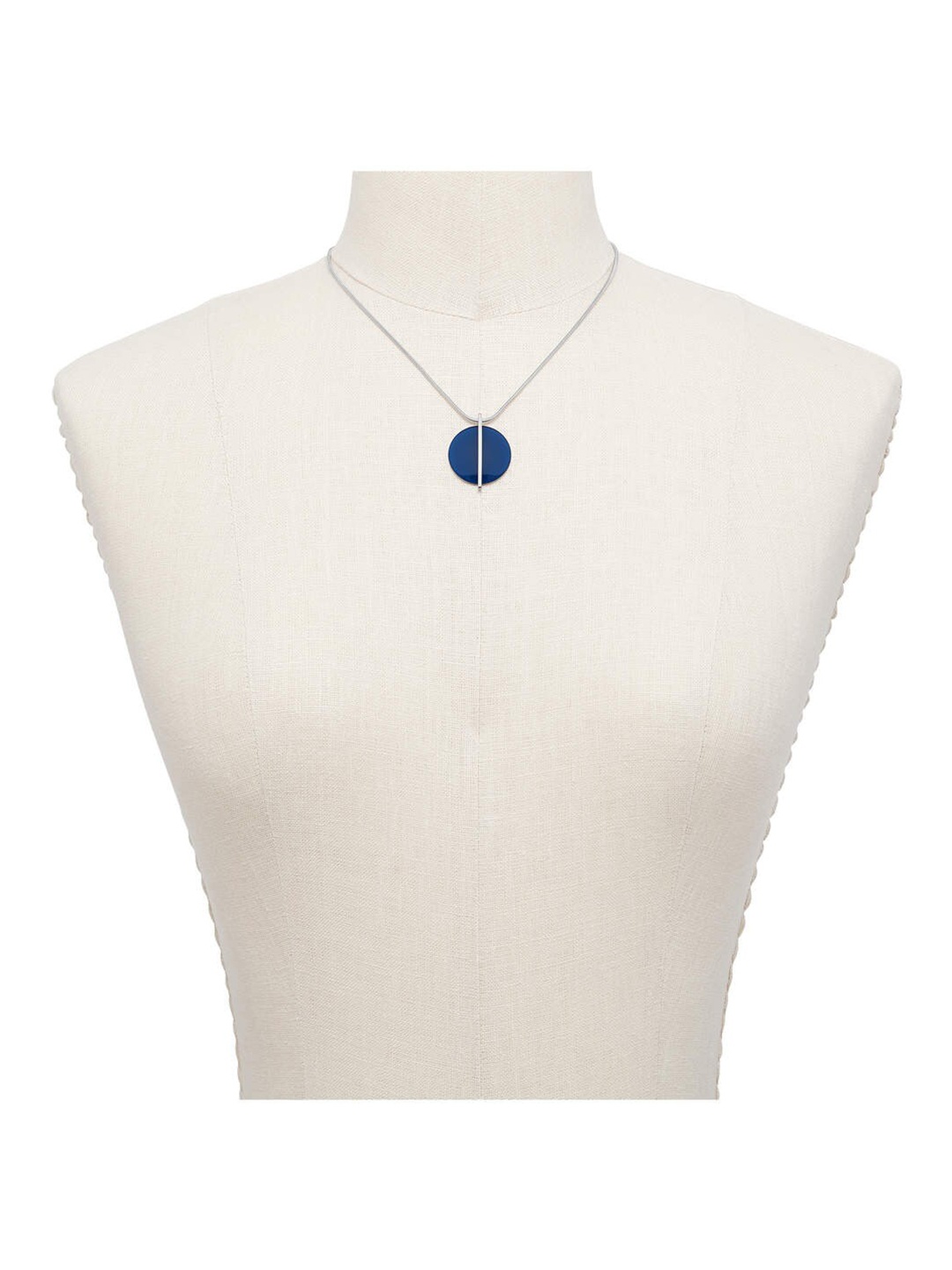 

SKAGEN Silver-Toned & Blue Necklace