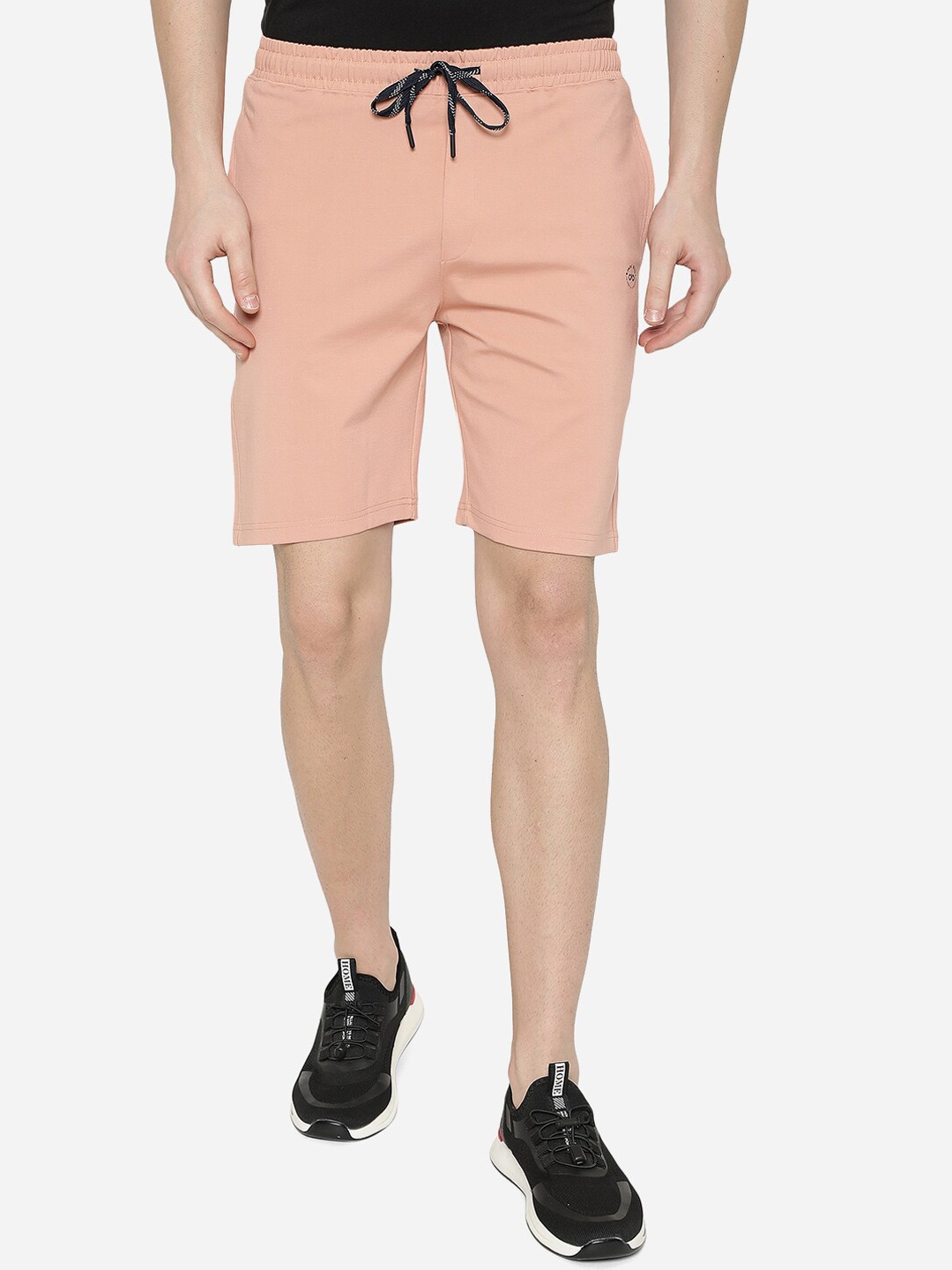 

JADE BLUE Men Peach-Coloured Outdoor Sports Shorts