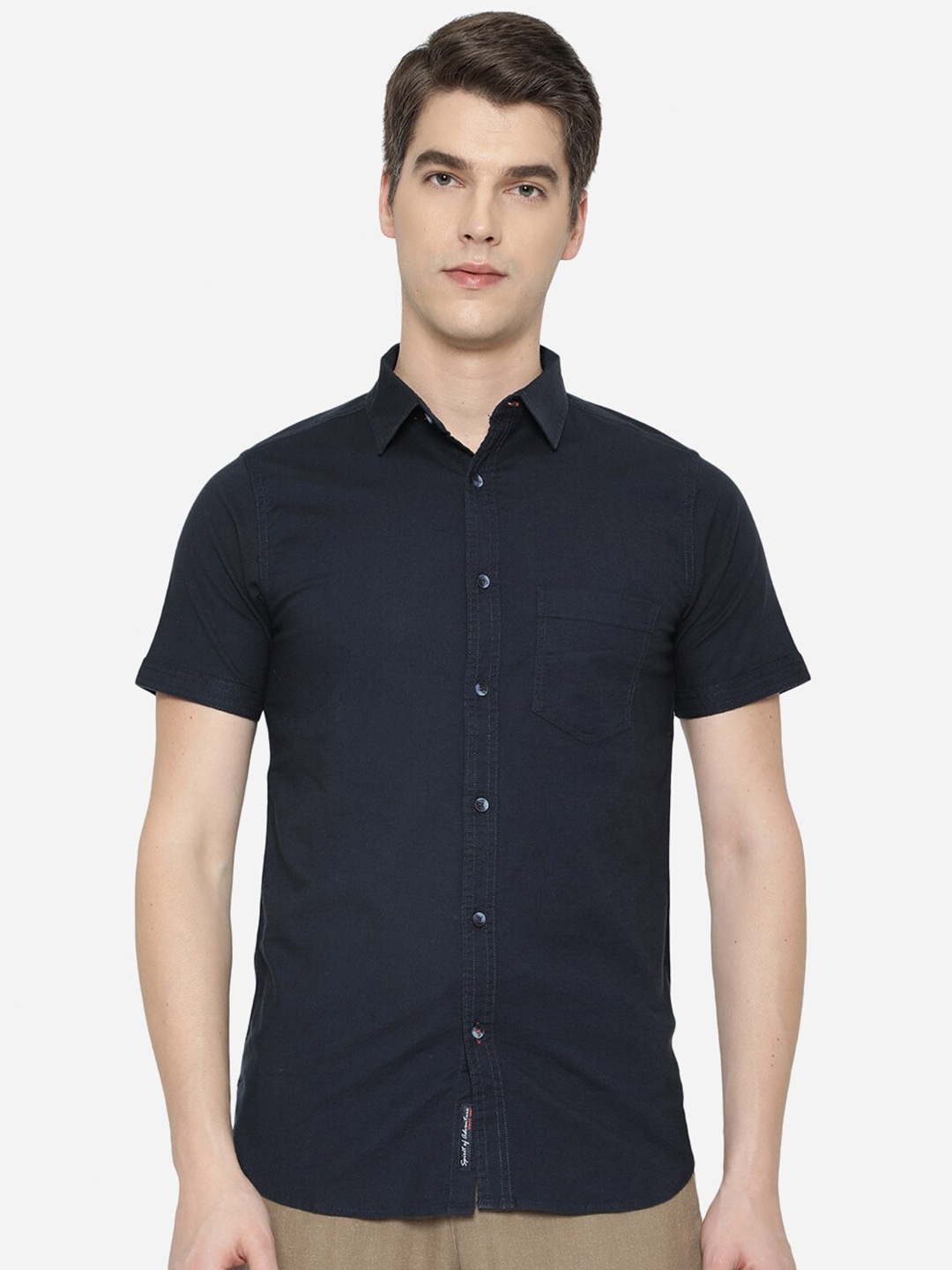 

JADE BLUE Men Blue Slim Fit Casual Shirt