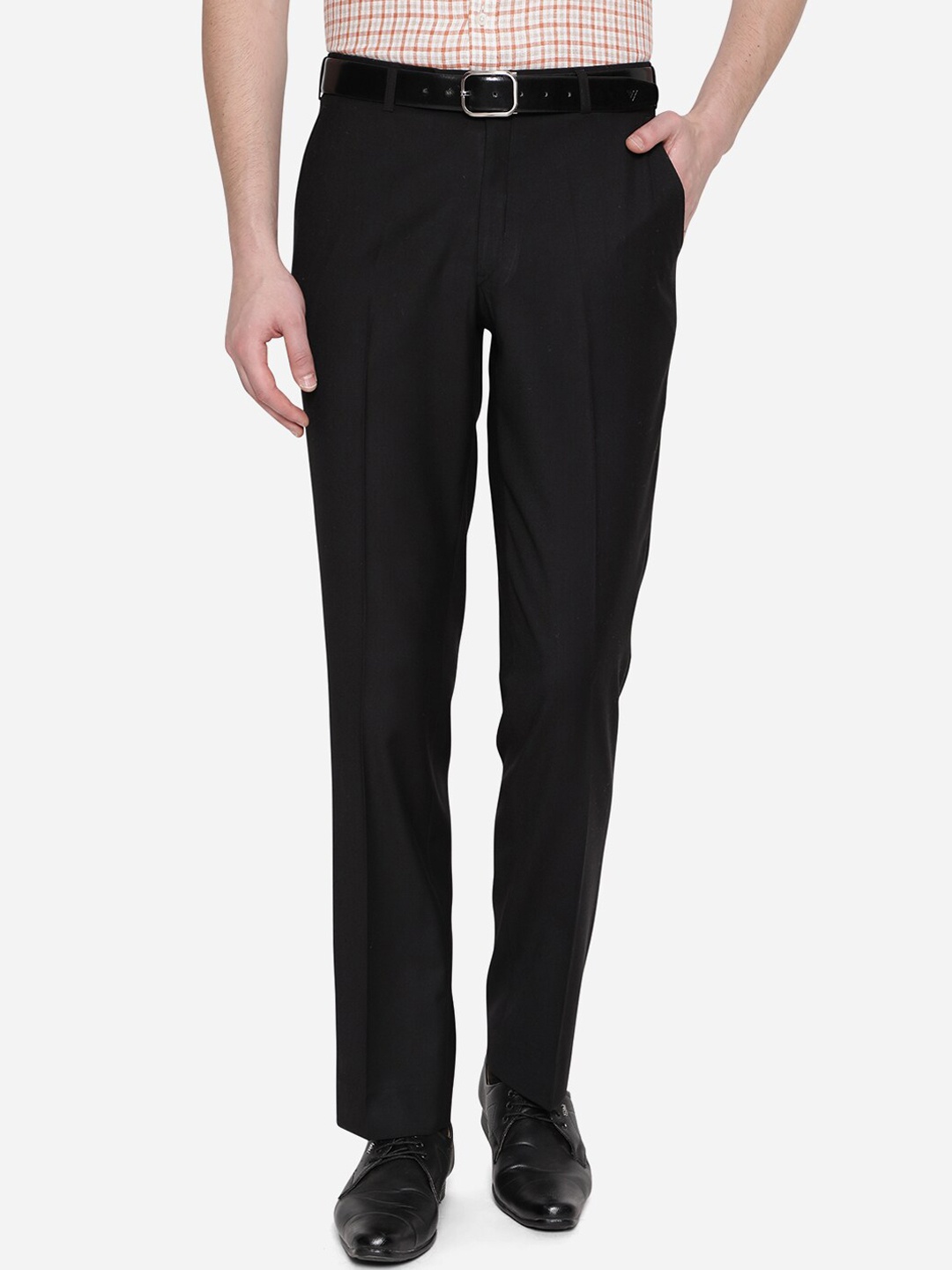 

JADE BLUE Men Black Trousers