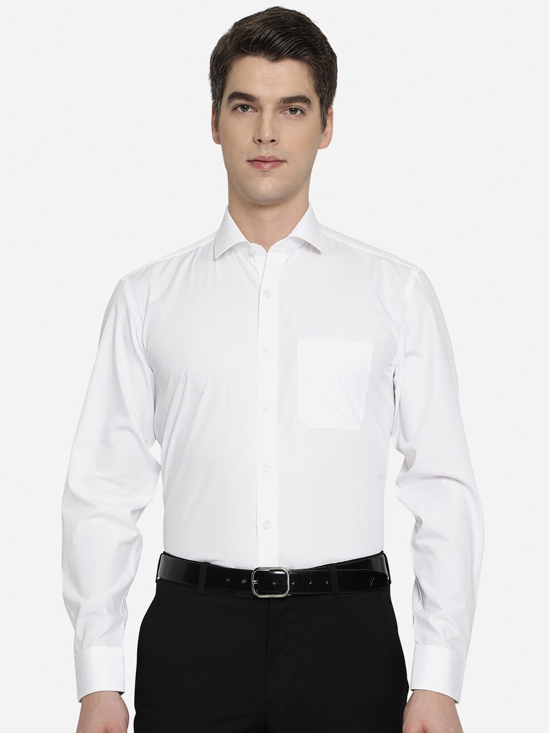 

JADE BLUE Men White Formal Shirt