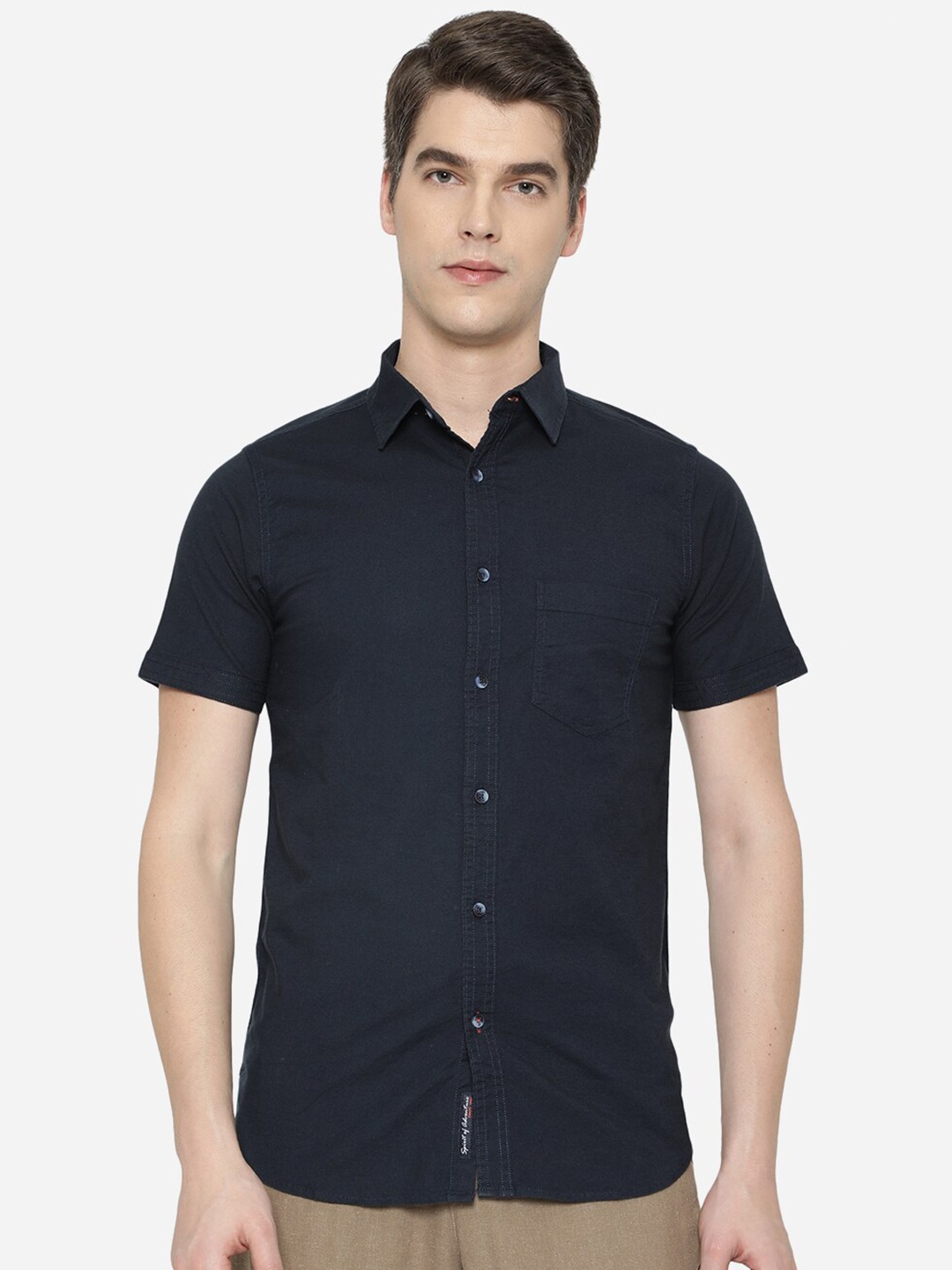 

JADE BLUE Men Blue Slim Fit Casual Shirt