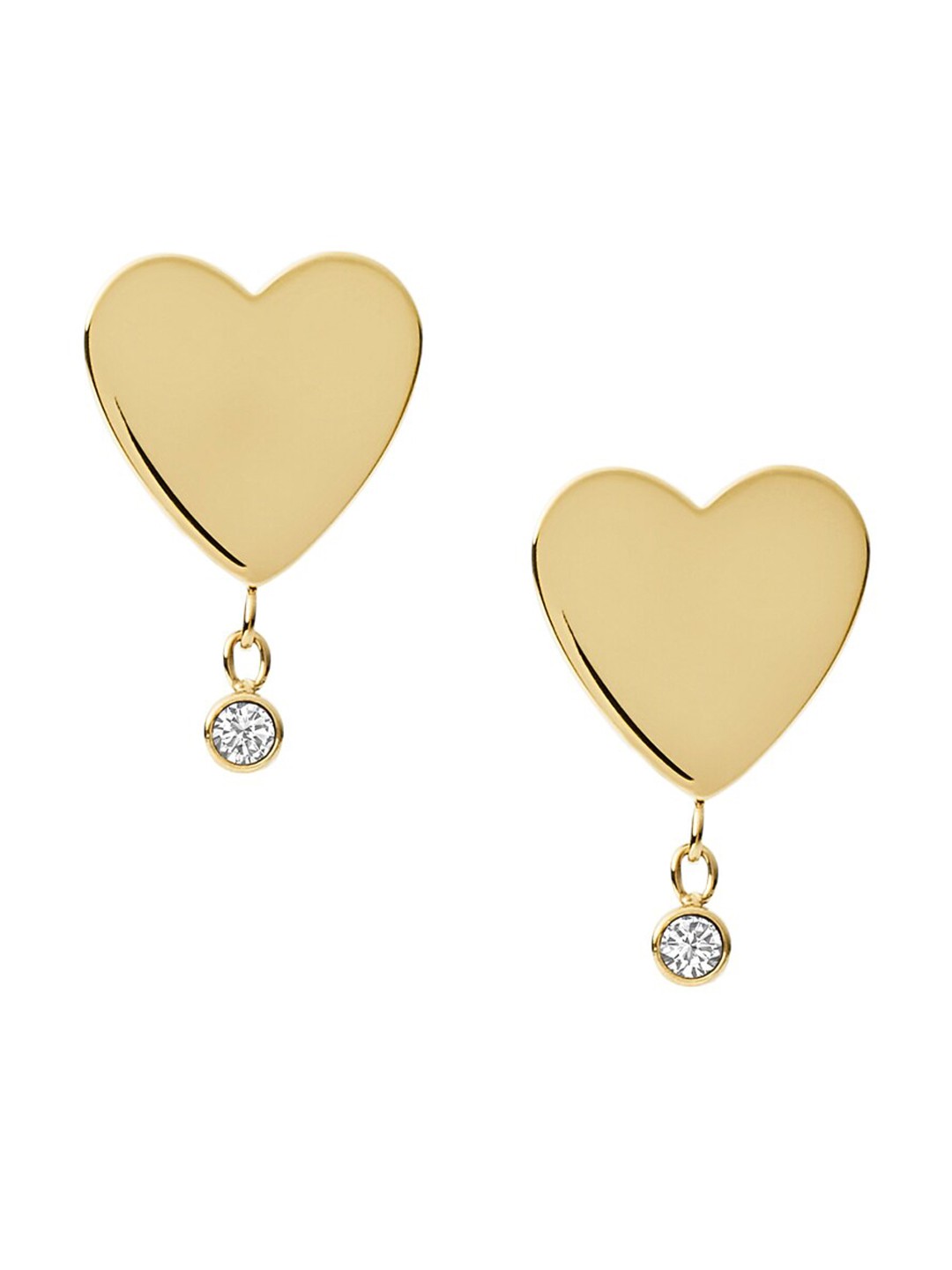 

Fossil Gold-Toned Heart Shaped Drop Earrings