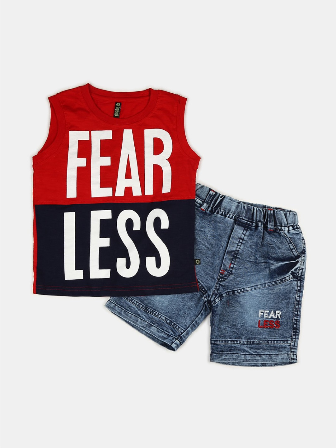 

V-Mart Unisex Kids Navy Blue Clothing Set