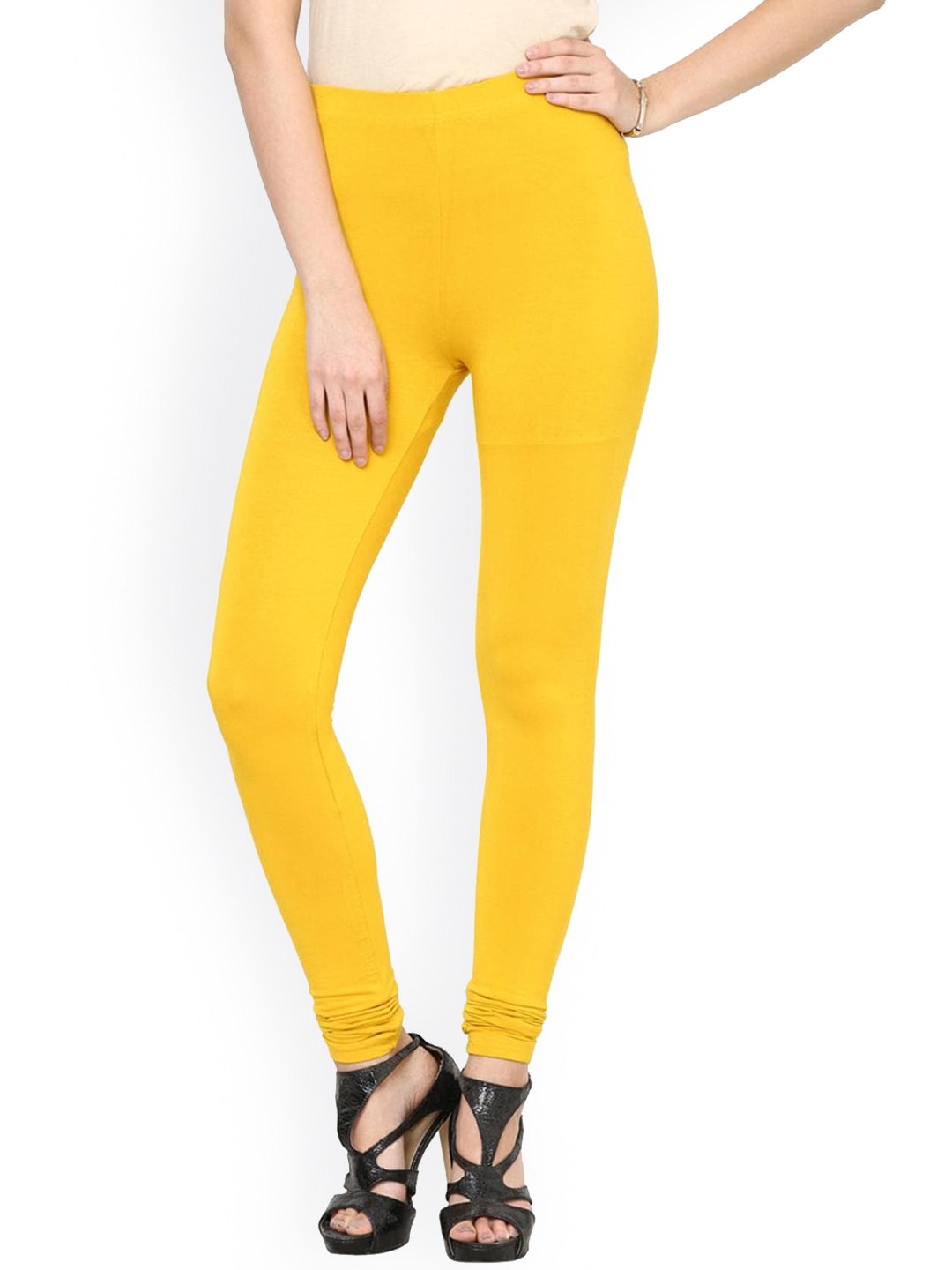 

Lakshita Women Yellow Solid Leggings