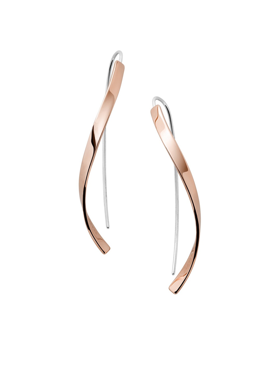 

SKAGEN Rose Gold Classic Half Hoop Earrings