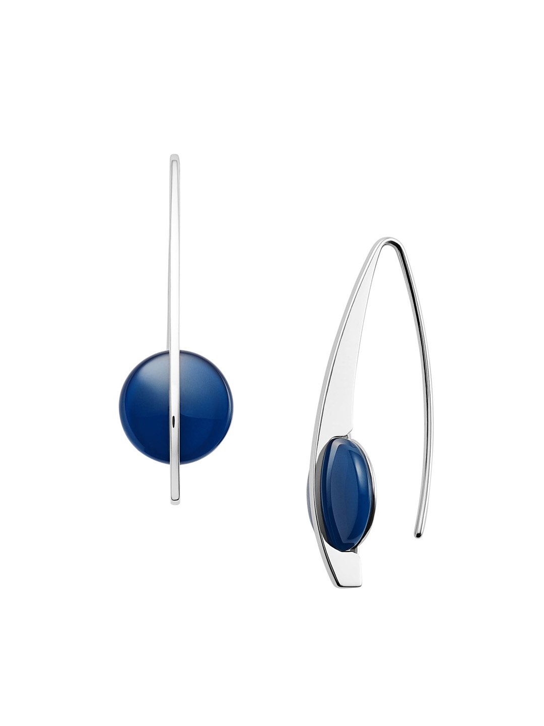 

SKAGEN Silver-Toned Circular Studs Earrings