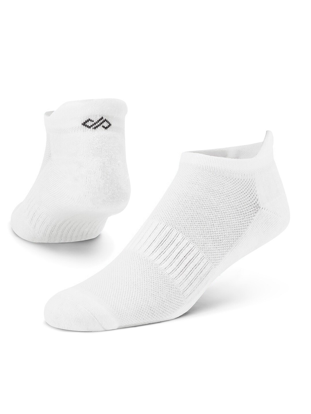 

Dynamocks Women White Solid Bamboo Ankle Length Socks