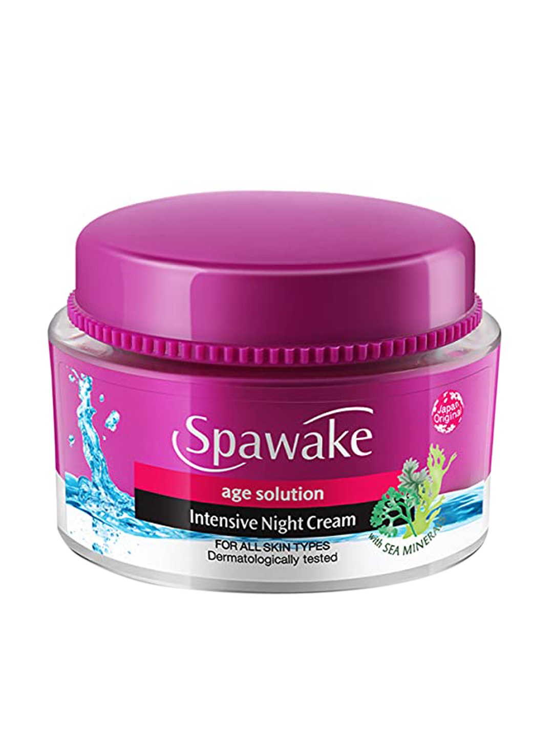 

Spawake Age Solution Intensive Night Cream for All Skin Types - 25 g, Purple