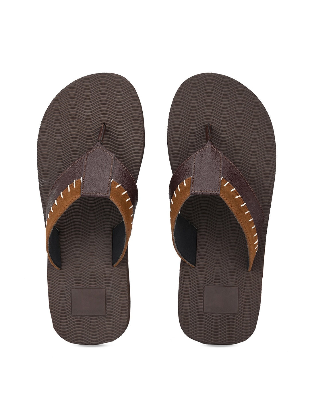 

KLEAT Men Brown Thong Flip-Flops