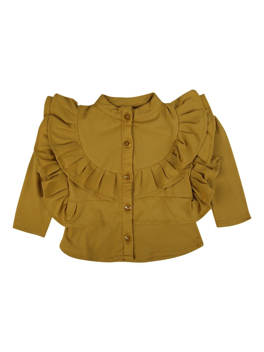 

V-Mart Yellow Shirt Style Top