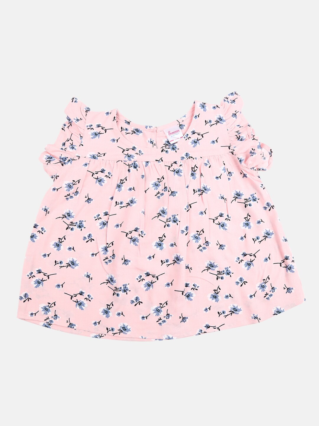 

V-Mart Pink Print Top