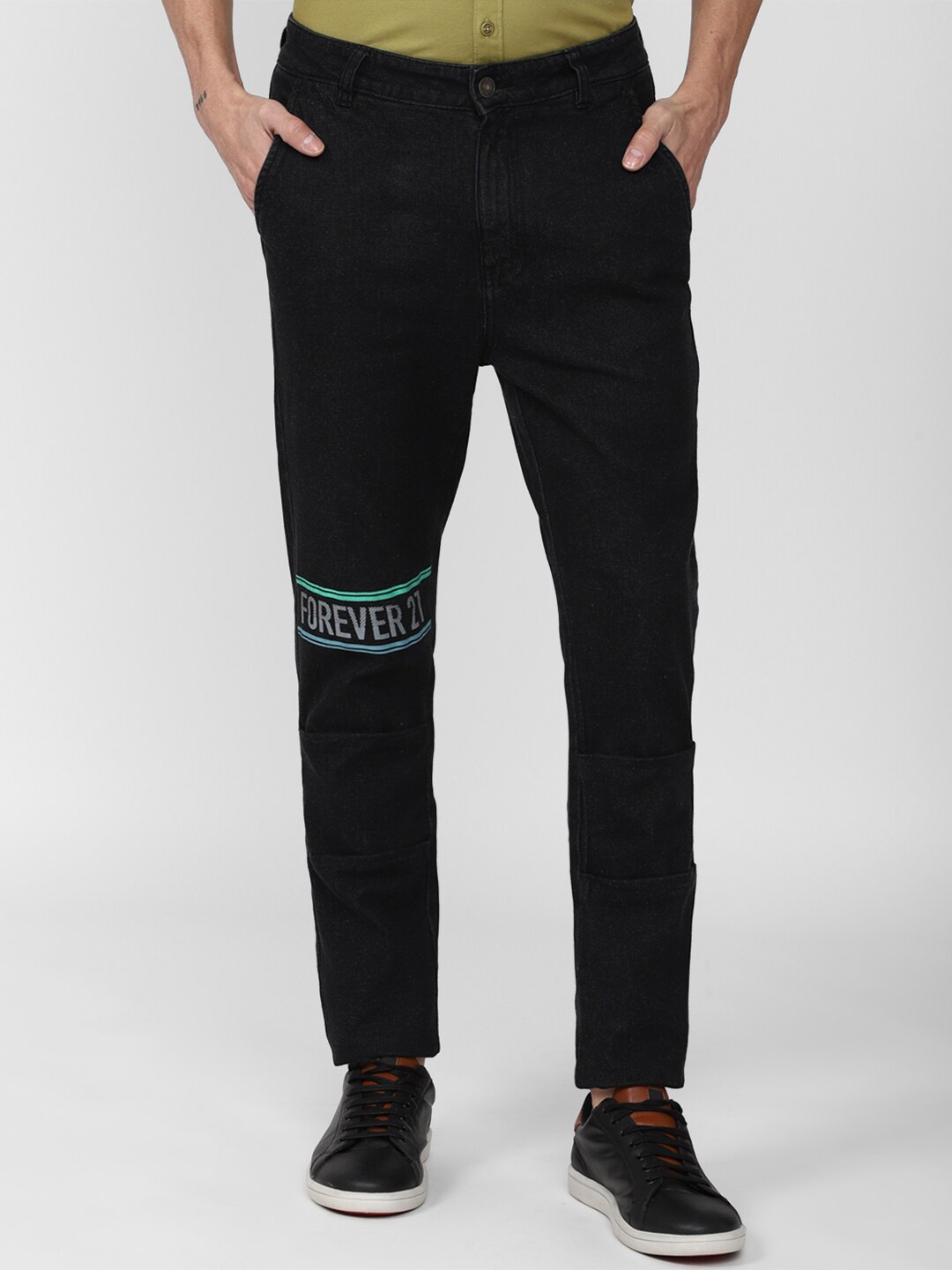 

FOREVER 21 Men Black Shorts