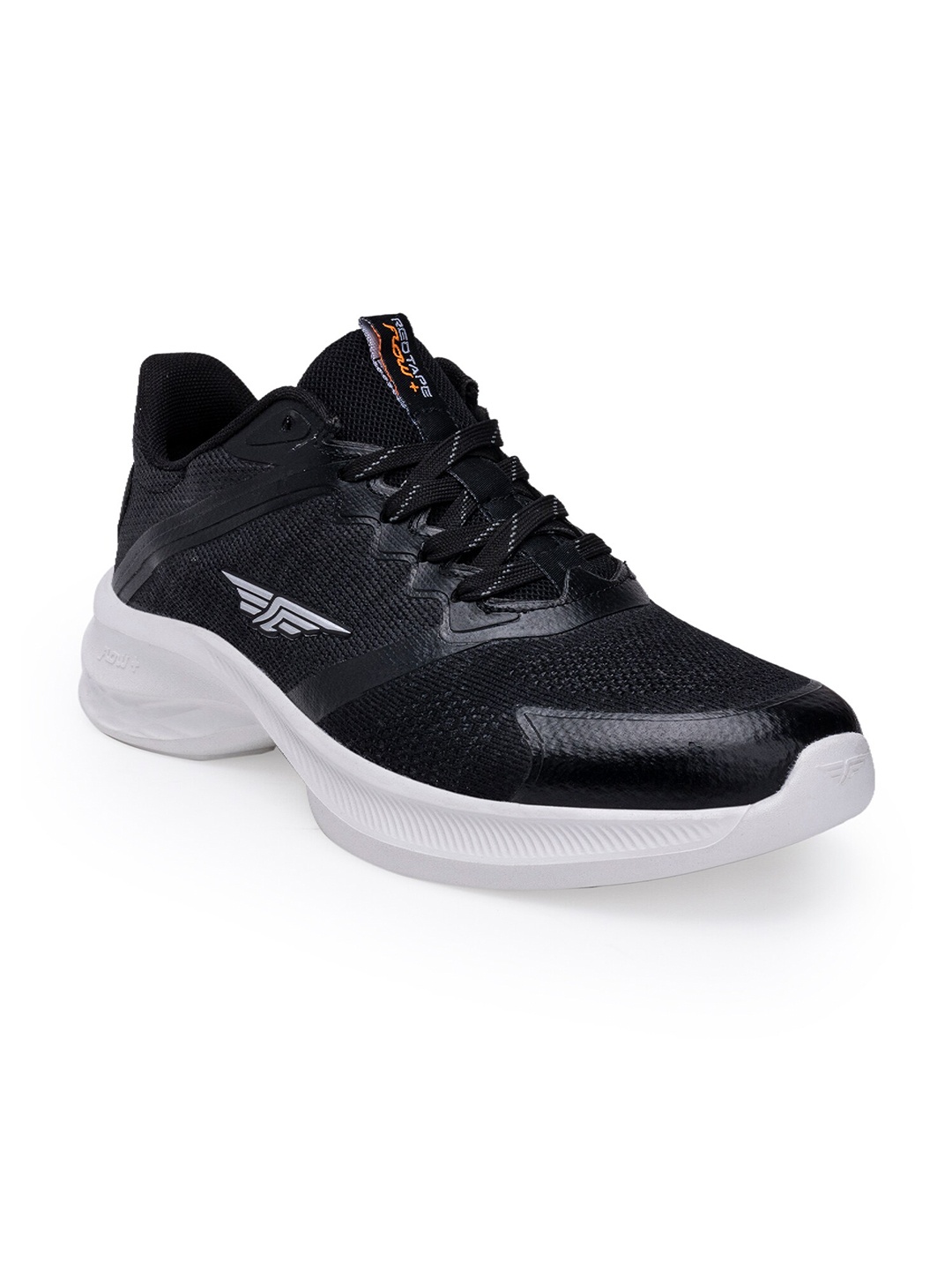 

Red Tape Men Black Textile Walking Shoes
