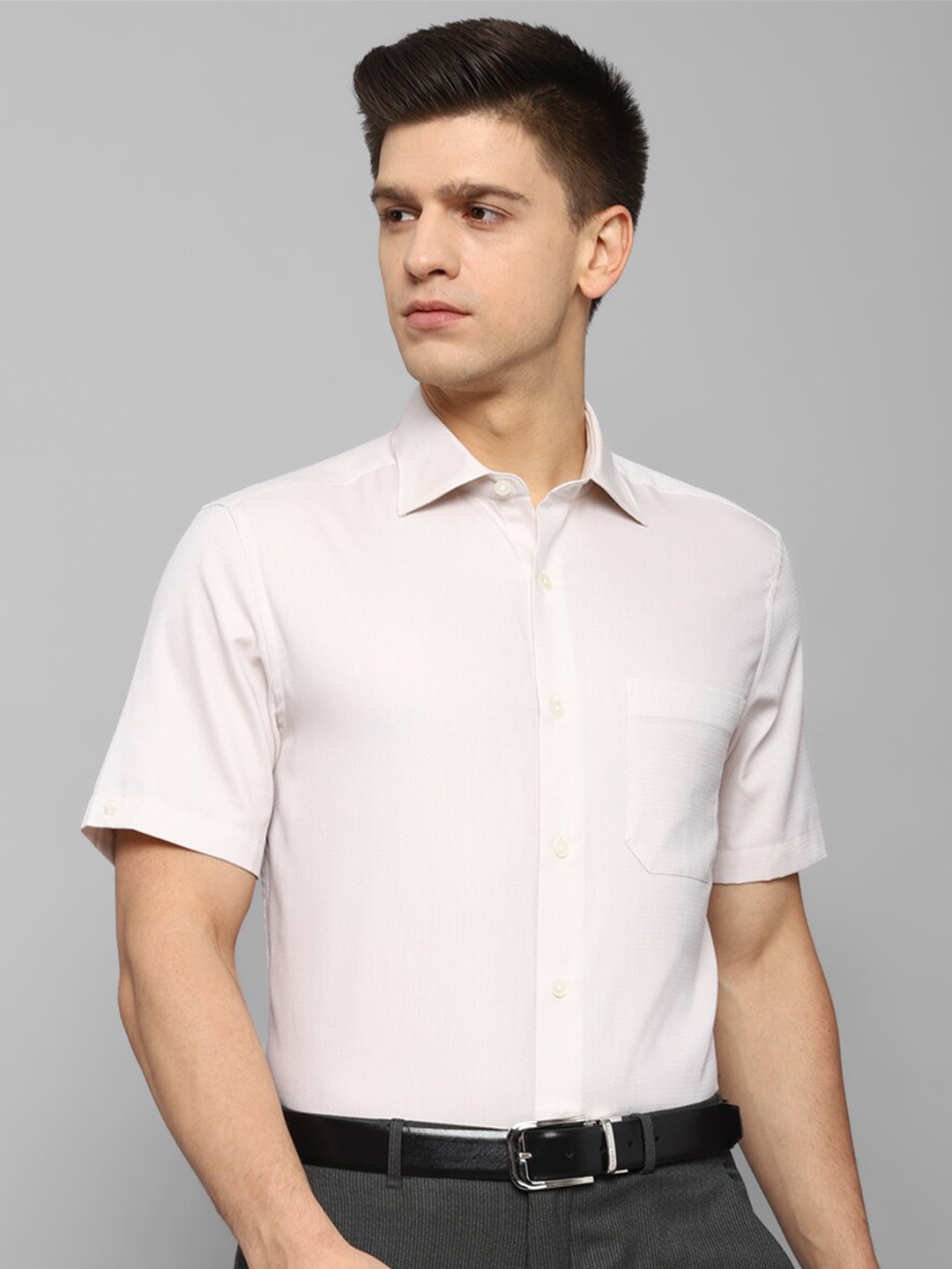 

Louis Philippe Men White Formal Shirt