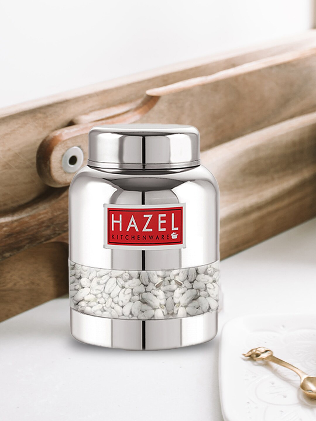 

HAZEL Stainless Steel Container 350ml, Silver