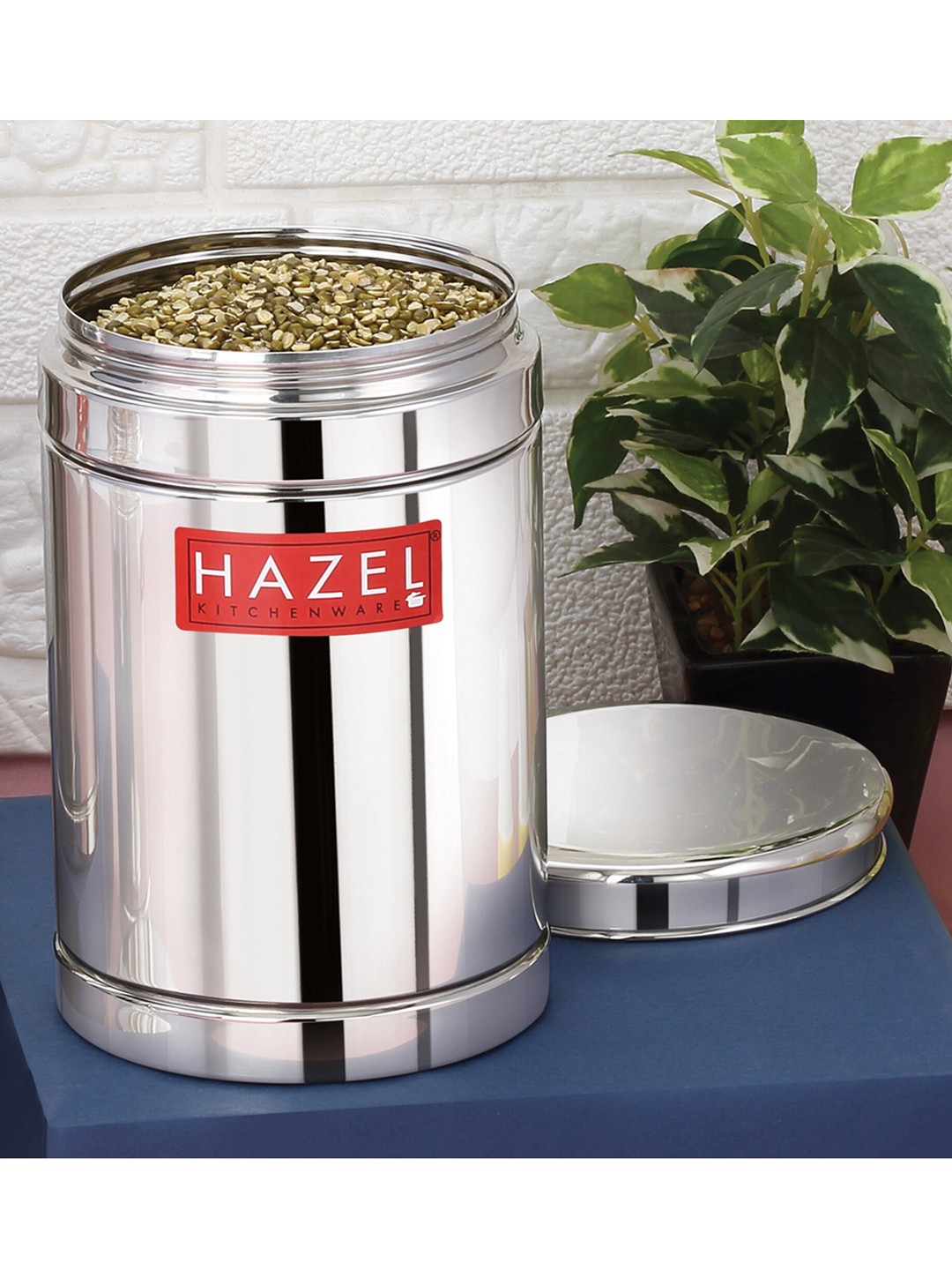 

HAZEL Stainless Steel Container 800 ml, Silver