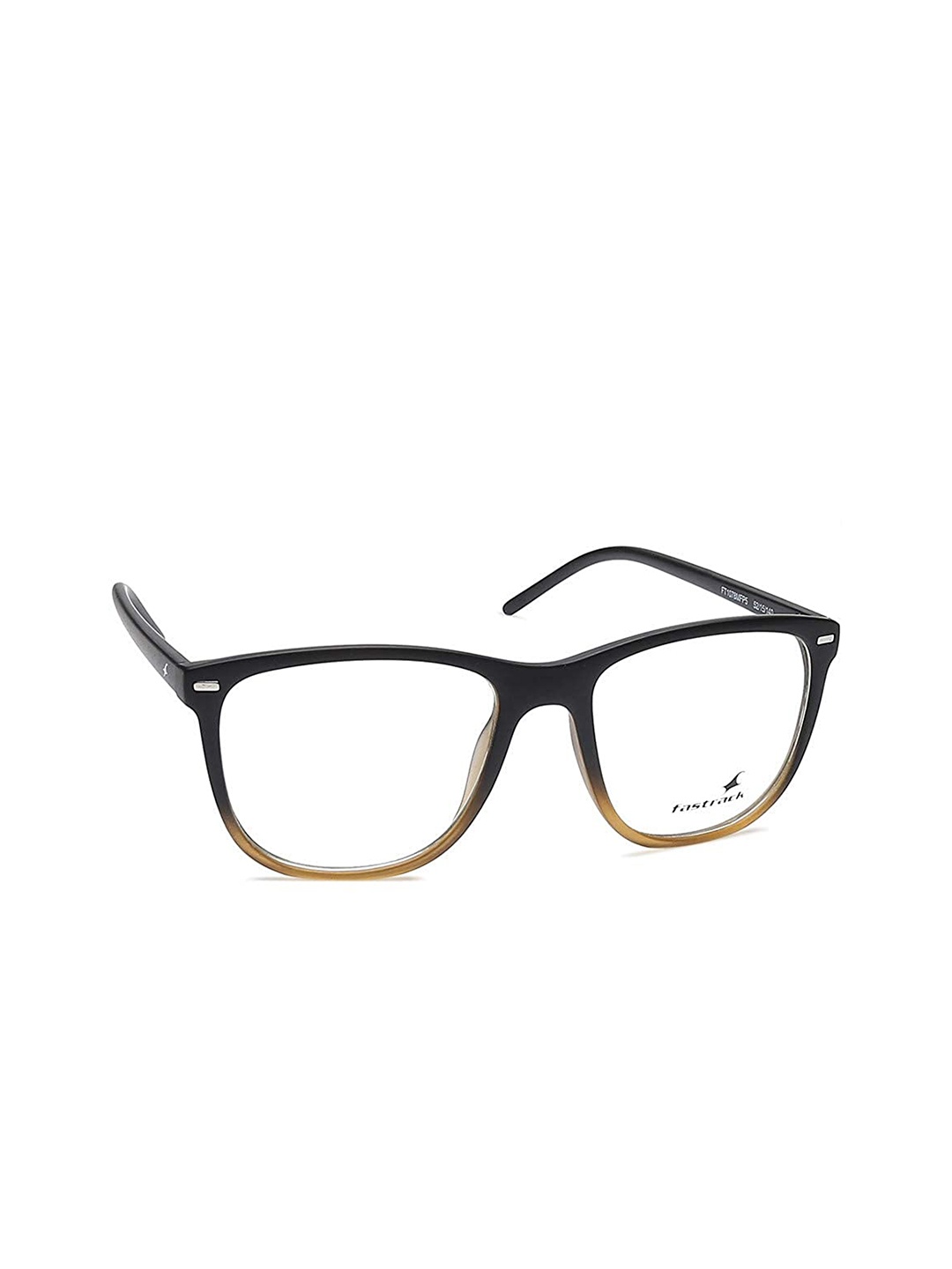 

Fastrack Unisex Black & Yellow Full Rim Square Frames