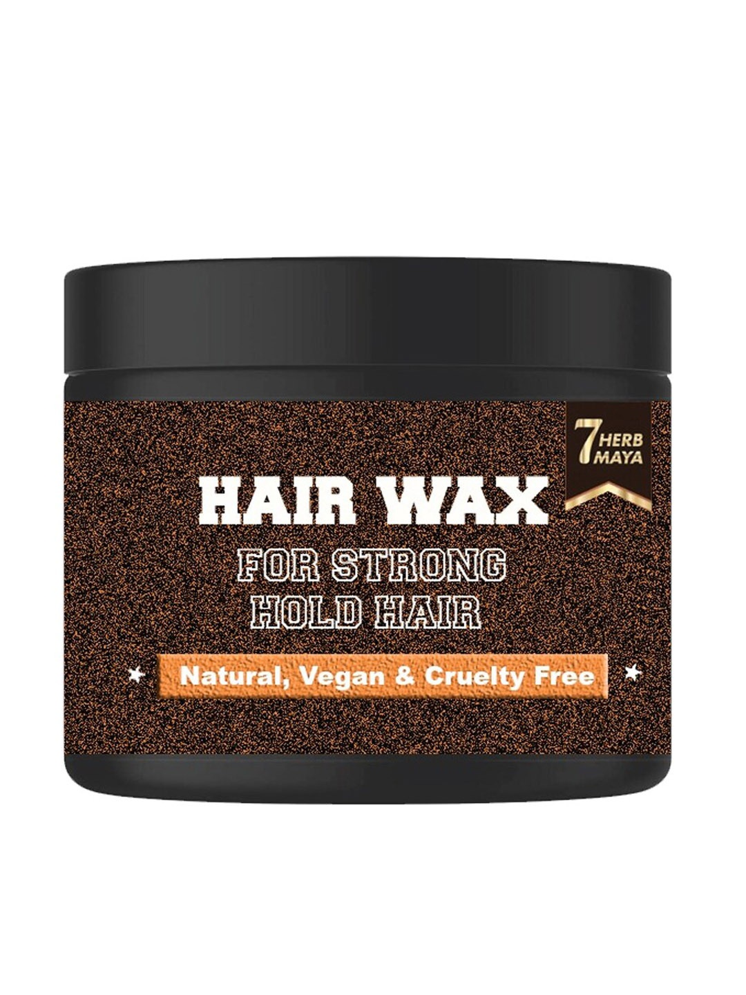 

7Herbmaya Men Natural Hair Wax for Strong Hold Hair - 50 g, Brown