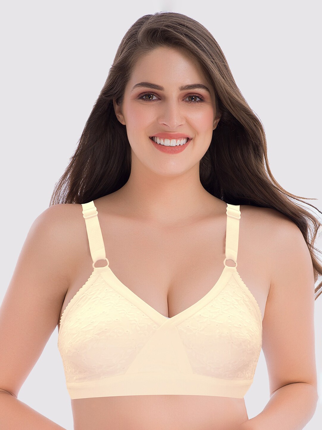 

GROVERSONS Paris Beauty Beige Non-Padded T-Shirt Bra