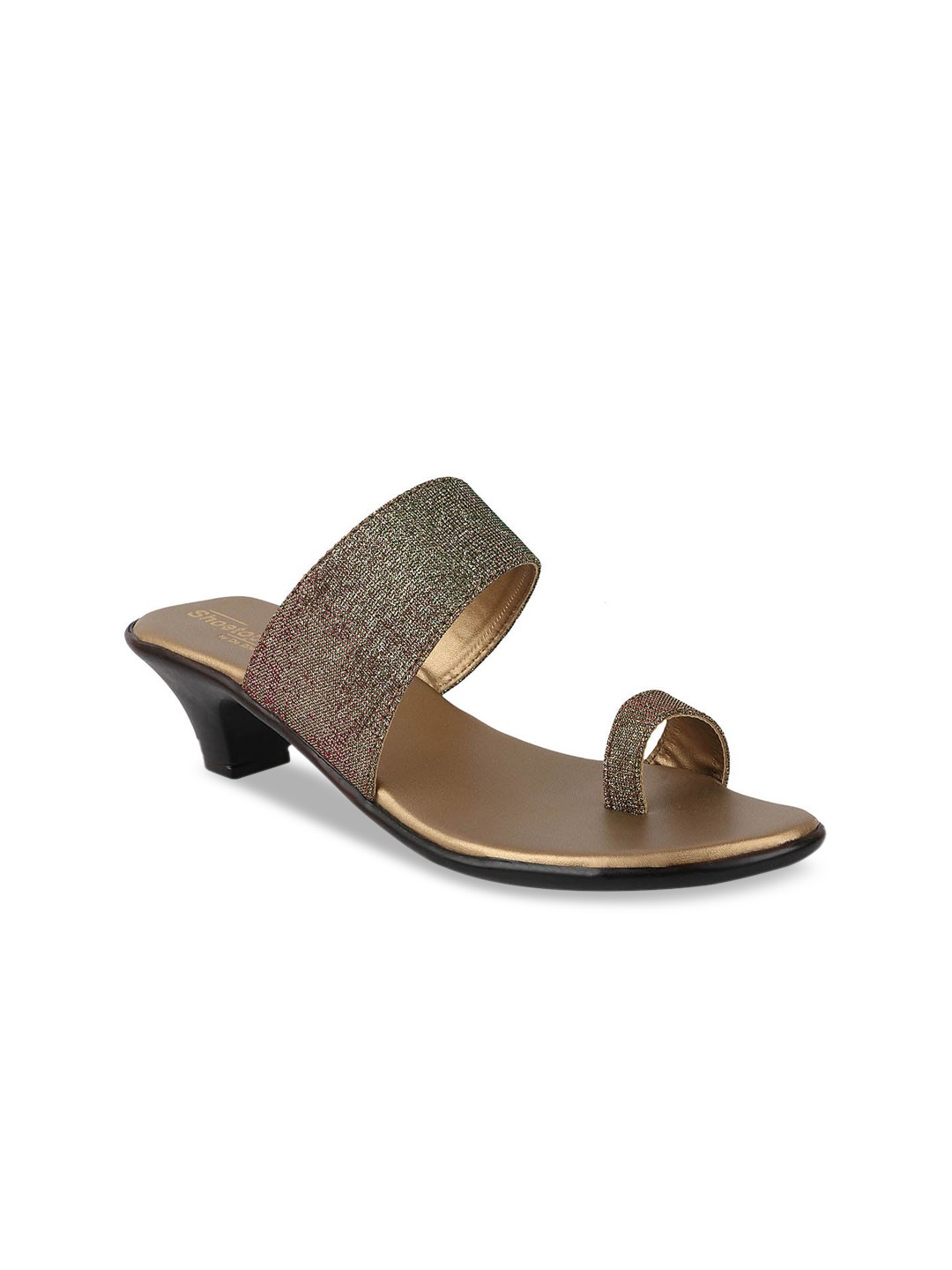 

Shoetopia Girls Copper-Toned Party Block