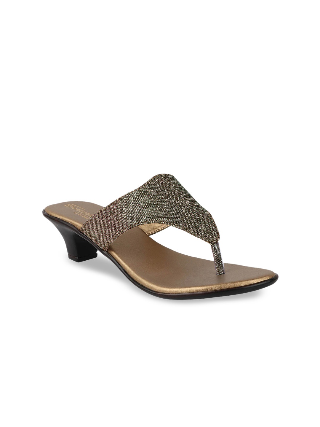 

Shoetopia Girls Copper-Toned Party Wedge Peep Toes