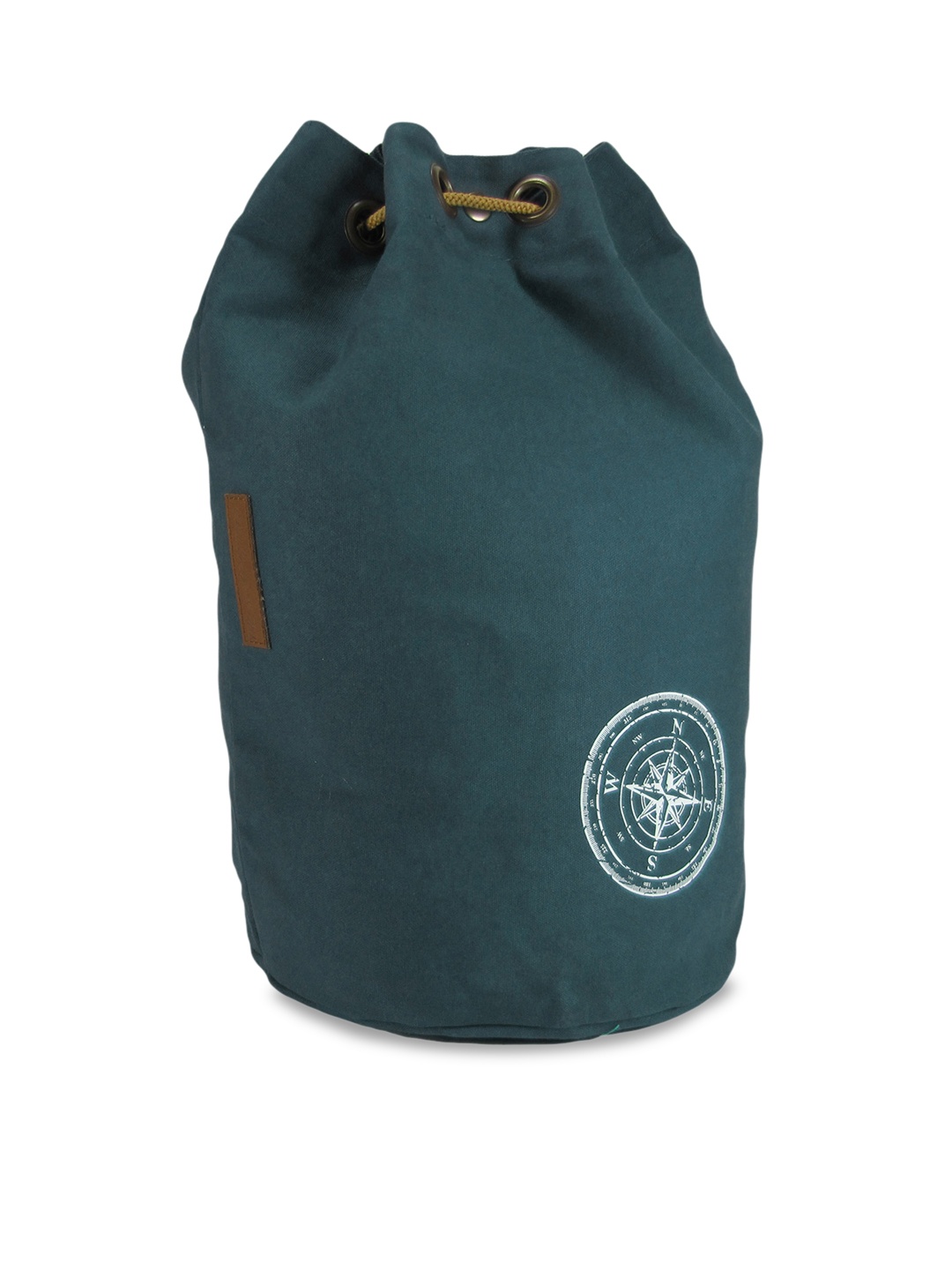 

The House of Tara Unisex Blue & White Solid Canvas Backpack