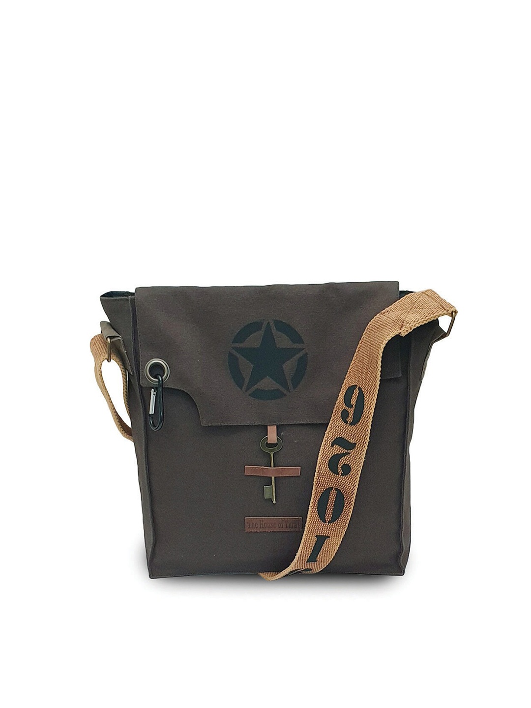 

The House of Tara Unisex Brown Messenger Bag