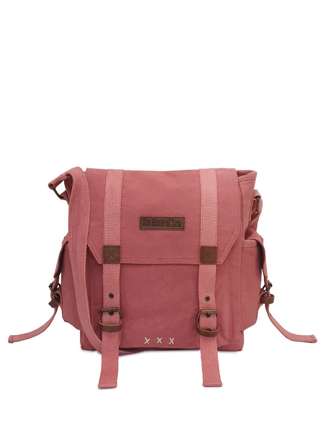 

The House of Tara Unisex Pink Messenger Bag