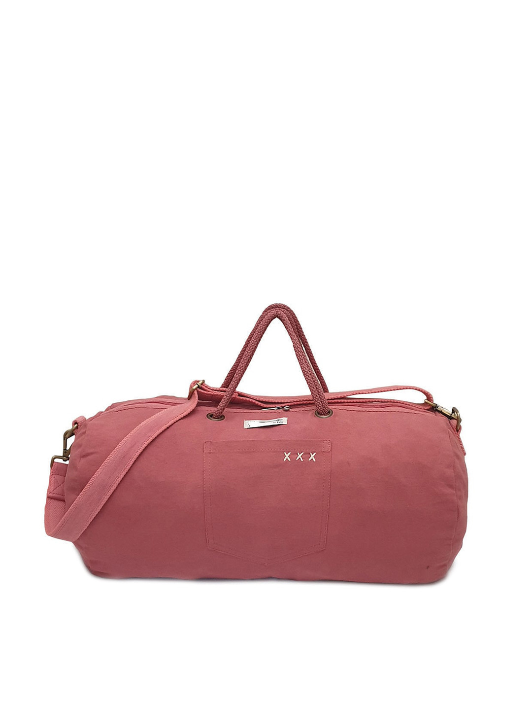 

The House of Tara Pink Solid Travel Duffel Bag