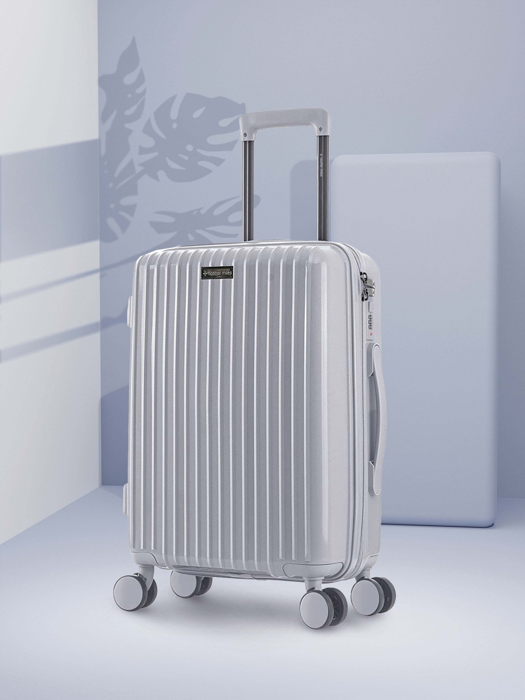 

Nasher Miles Pondicherry Polypropylene Cabin Grey Trolley Bag - 20 inch (55cm)