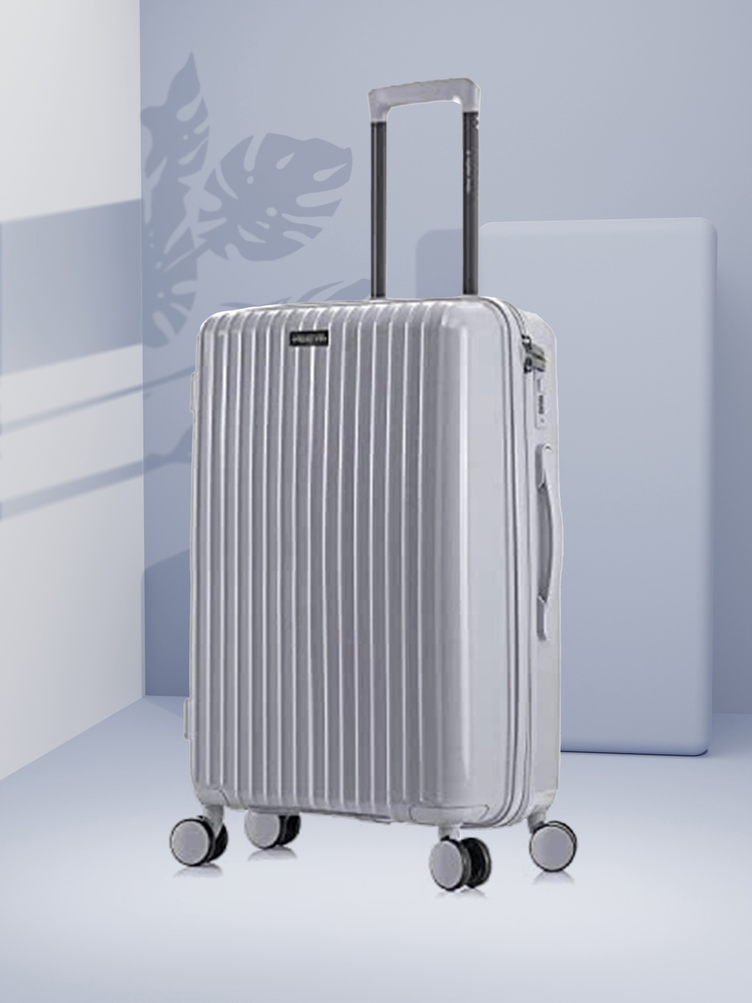 

Nasher Miles Pondicherry Polypropylene Large Grey Trolley Bag - 28 inch(75cm)