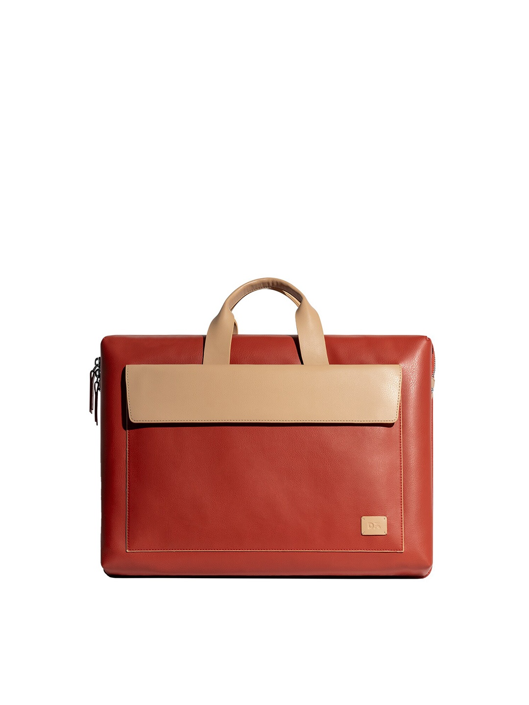 

DailyObjects Unisex Red & Brown Messenger Bag