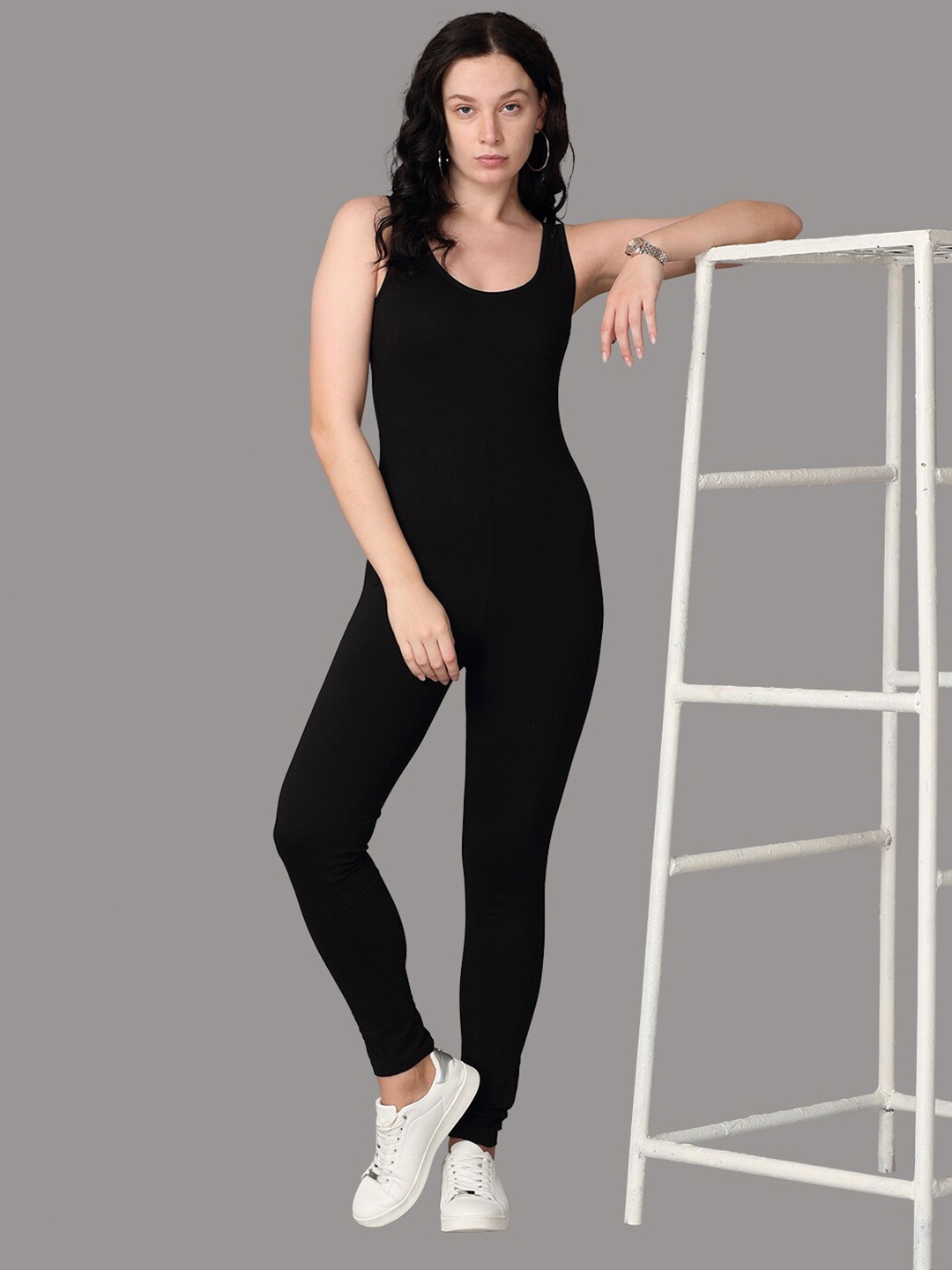 

Oh So Fly Black Basic Jumpsuit