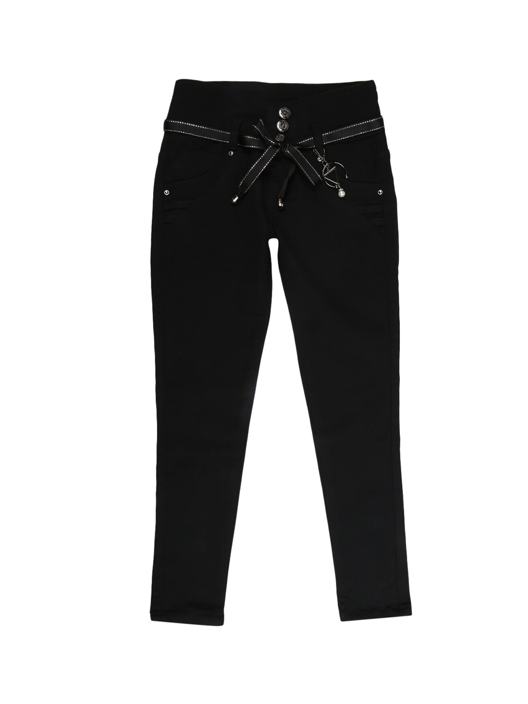 

V-Mart Girls Black Stretchable Jeans