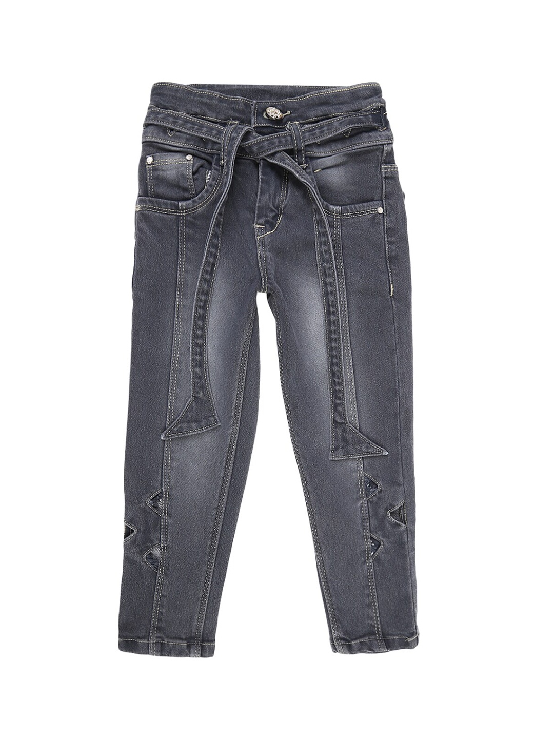 

V-Mart Girls Blue Regular Fit Light Fade Stretchable Jeans
