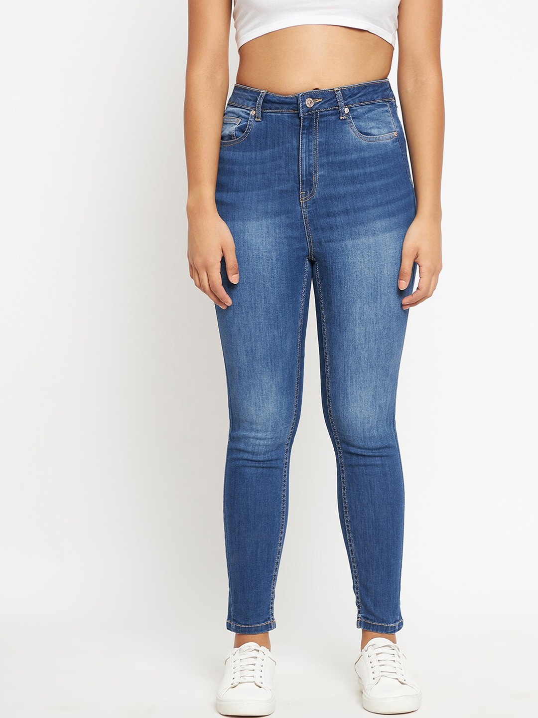 

Madame Women Blue Light Fade Jeans