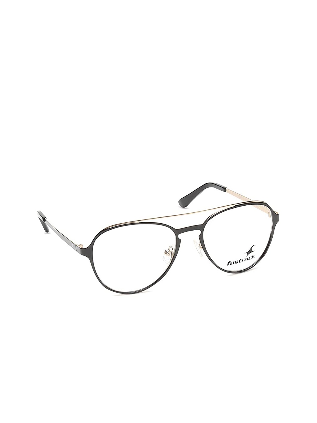 

Fastrack Unisex Black Full Rim Aviator Frames