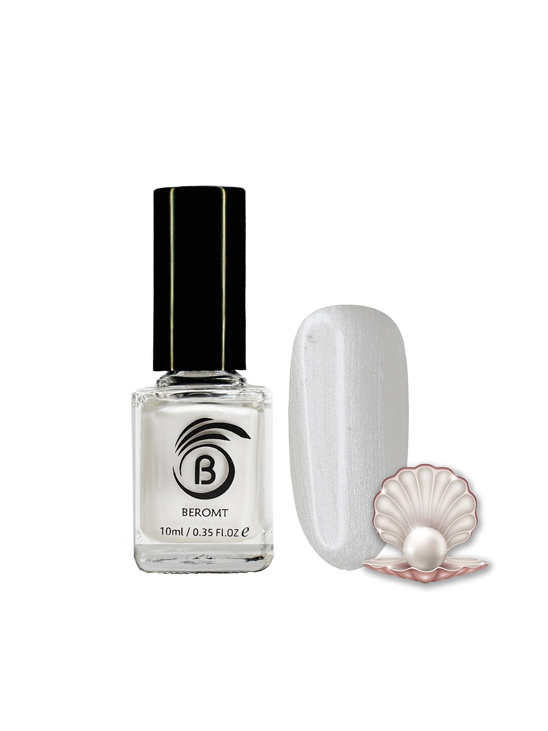 

BEROMT Pearl Nail Polish 10 ml - 801, White