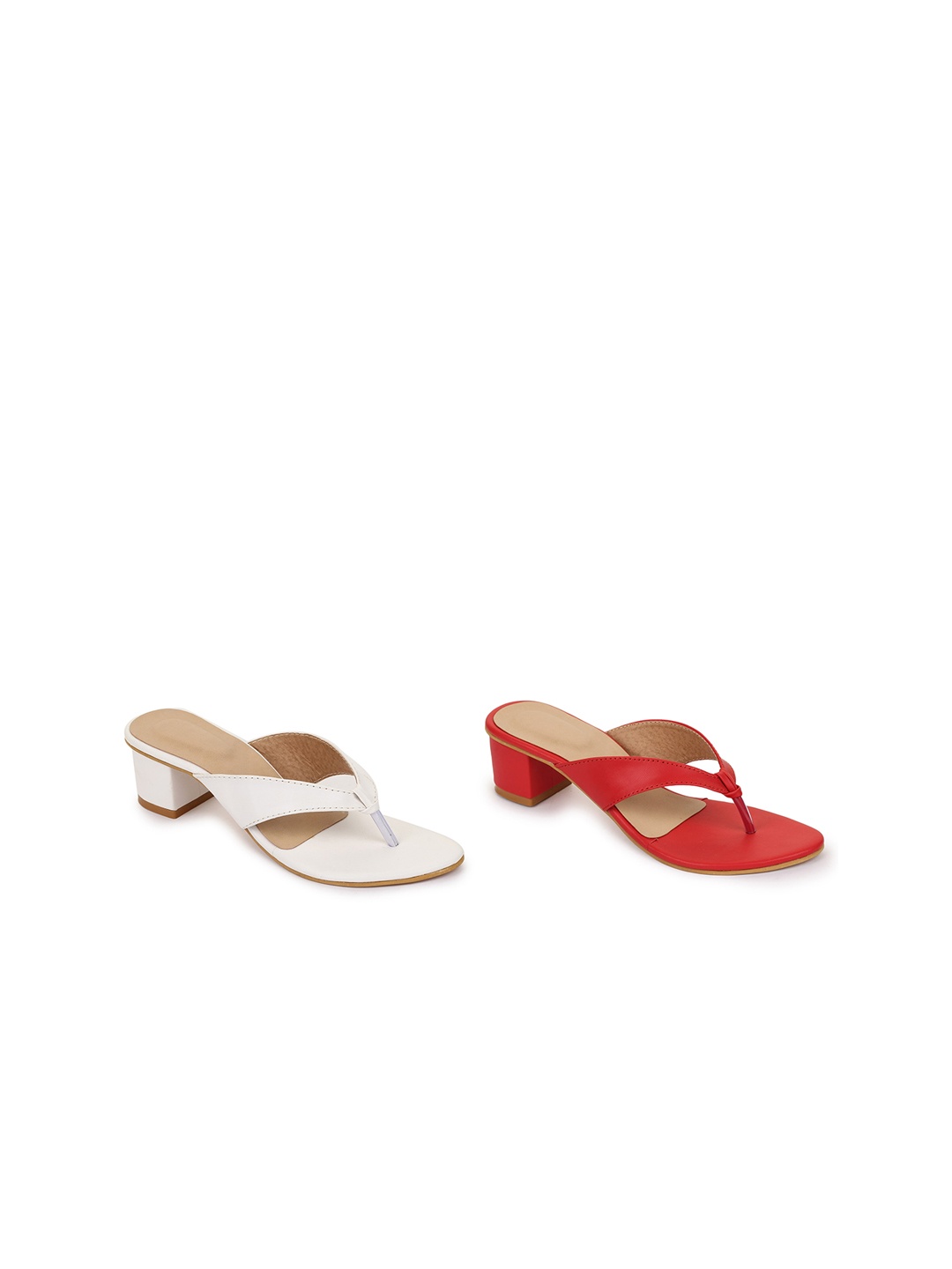 

VAYONAA Set of 2 PU Block Sandals, Multi